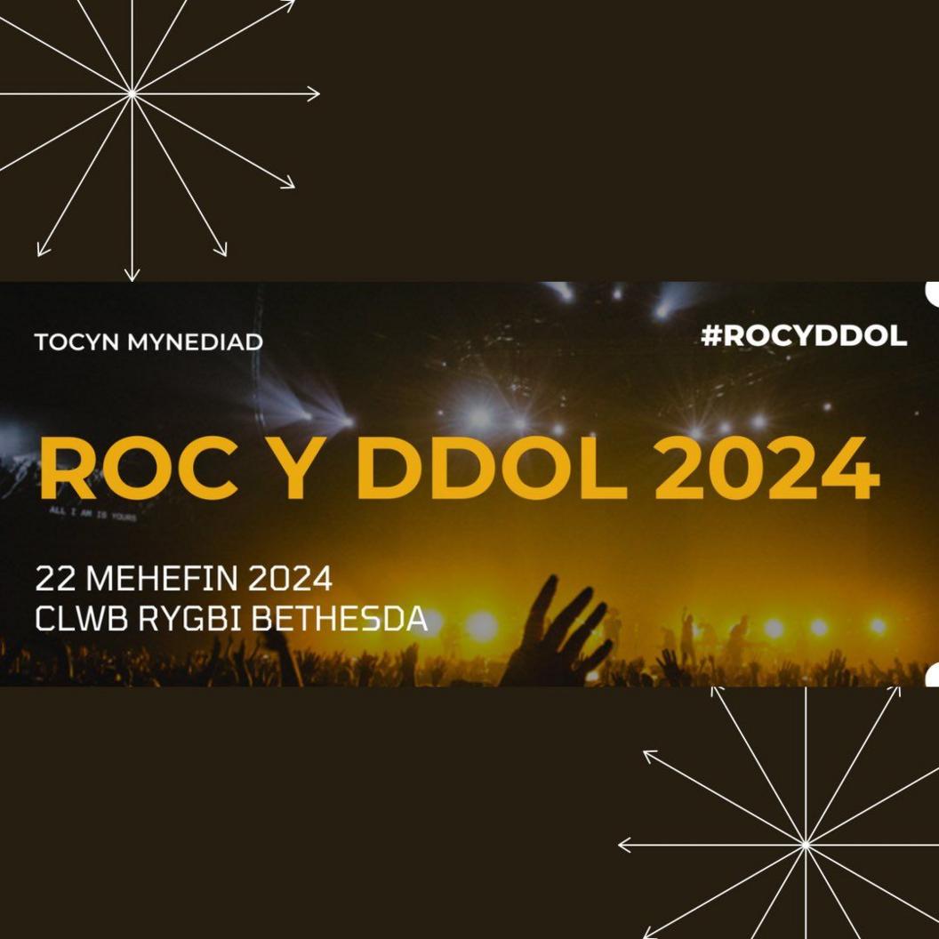 Poster Gŵyl Roc y Ddôl 2024