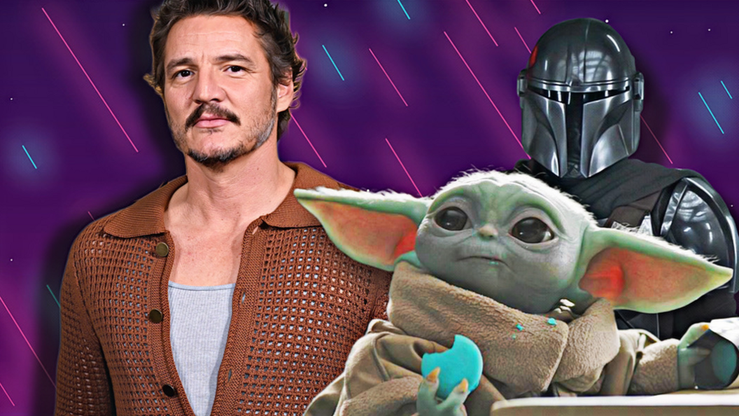 Pedro Pascal, Grogu Baby Yoda, The Mandalorian.