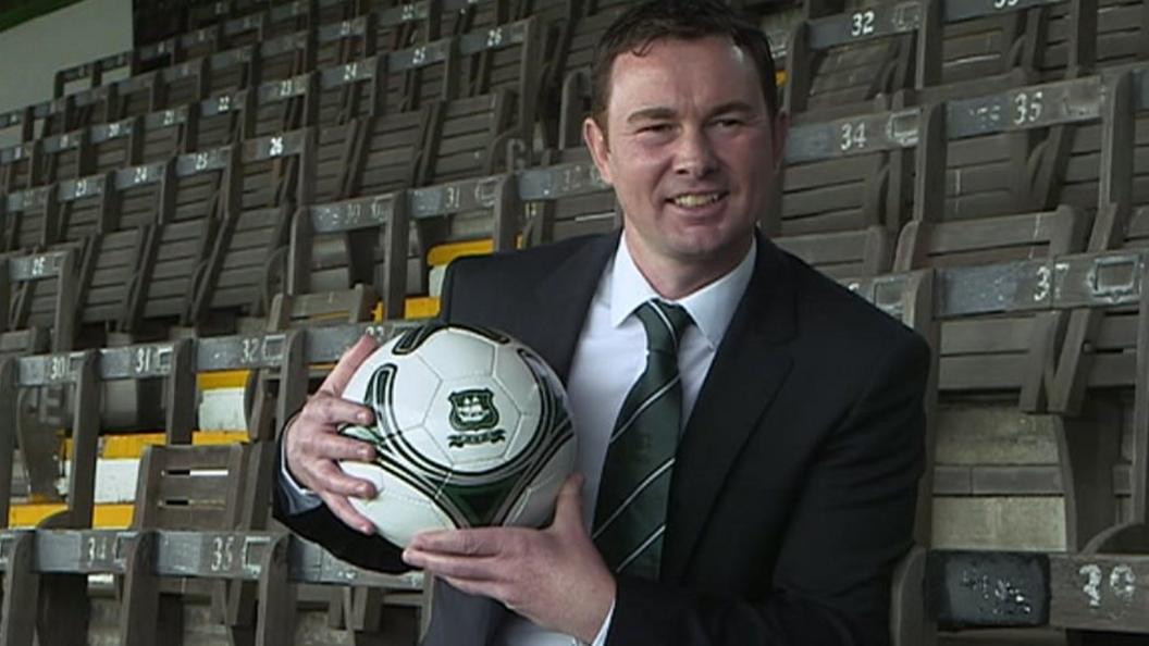 Derek Adams, new Plymouth Argyle manager