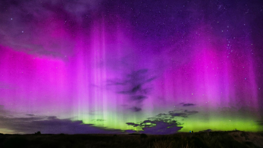 The Northern Lights above Scarborough