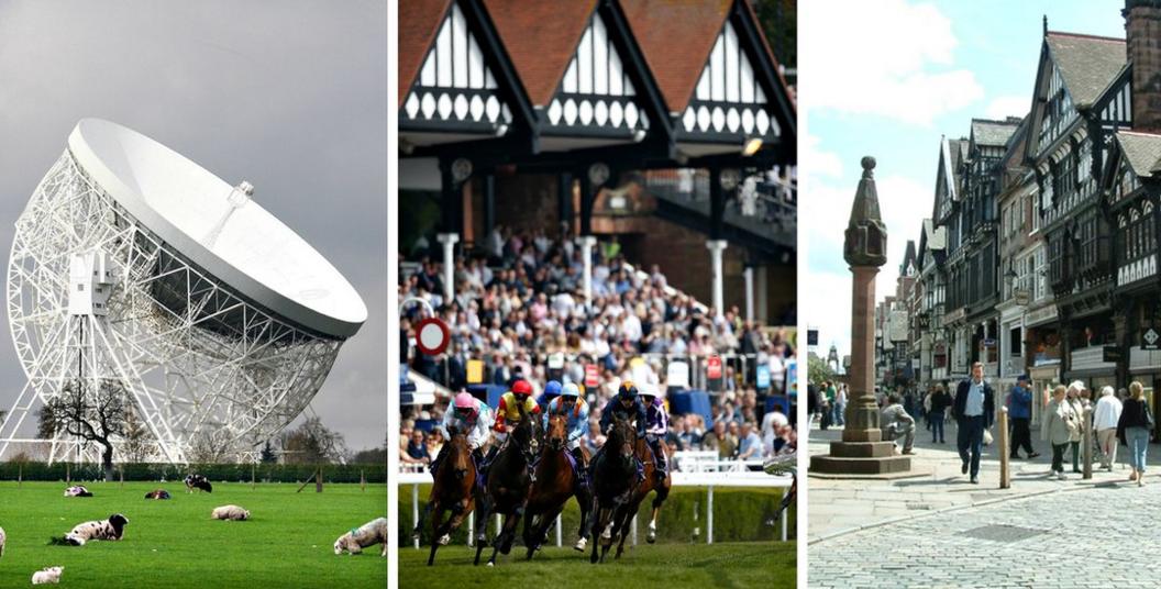 jodrell bank, chester races, chester rows