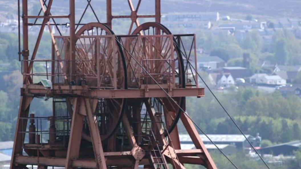 Winding head at Big Pit, Blaenavon