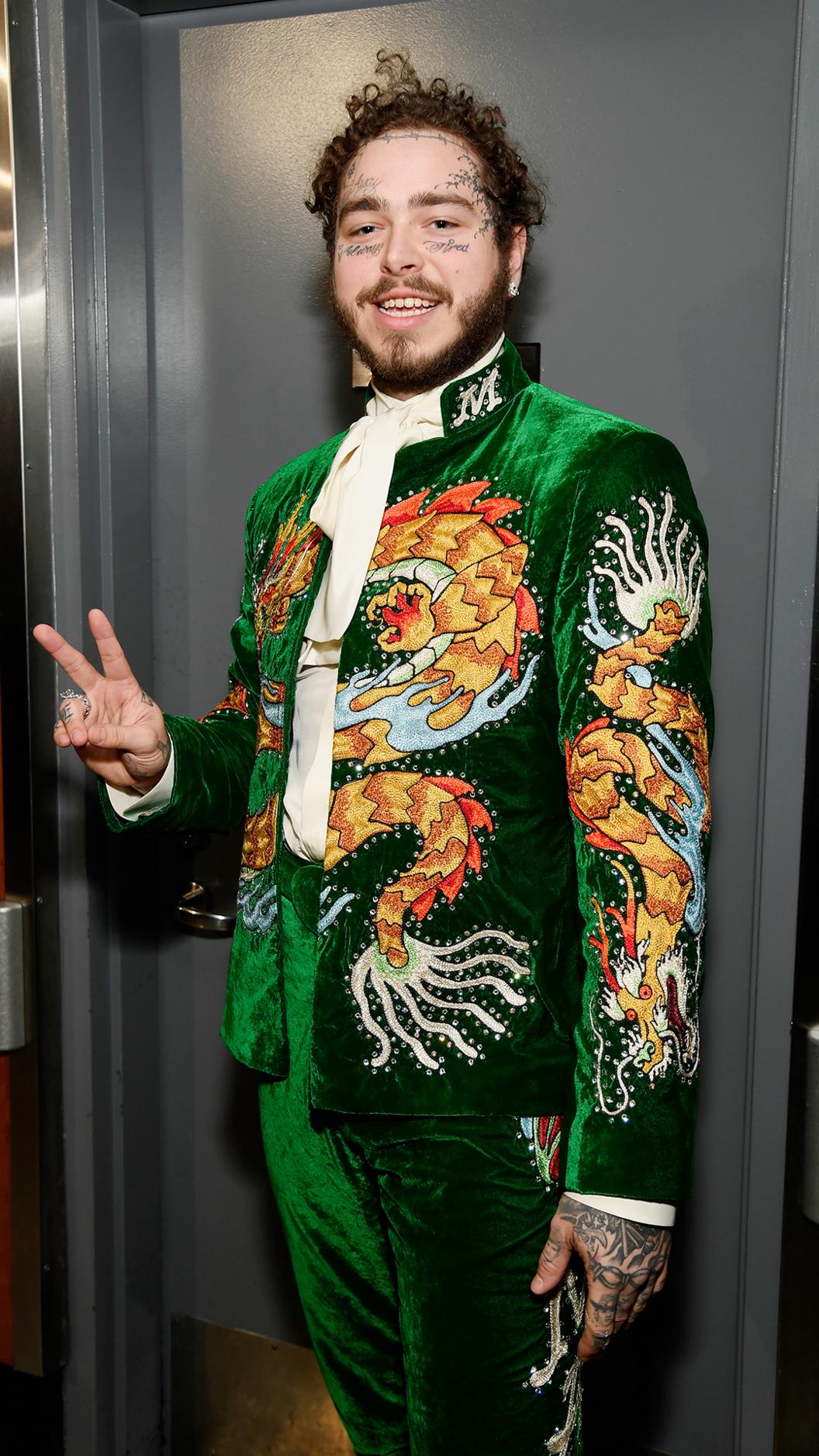 Post Malone on the red carpet