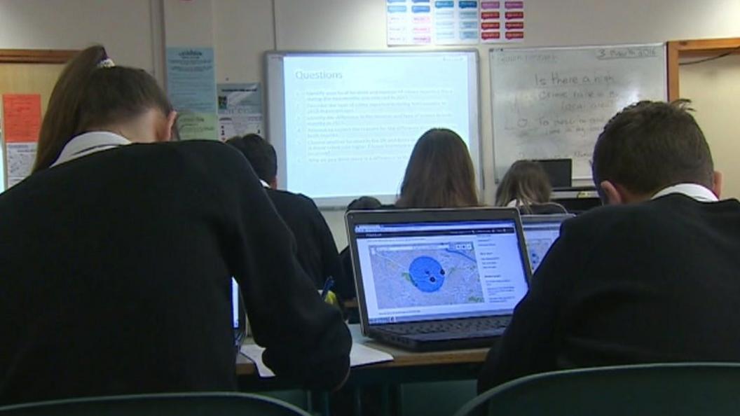 children in a classroom