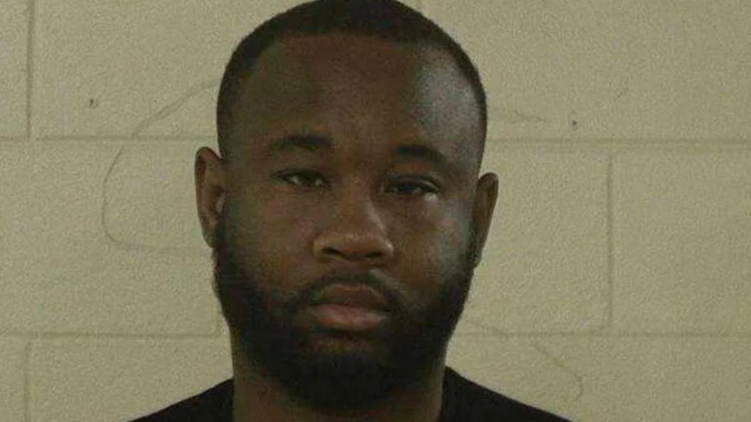 The suspect seen in a mugshot