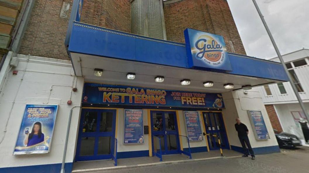 The entrance to Gala Bingo in Kettering