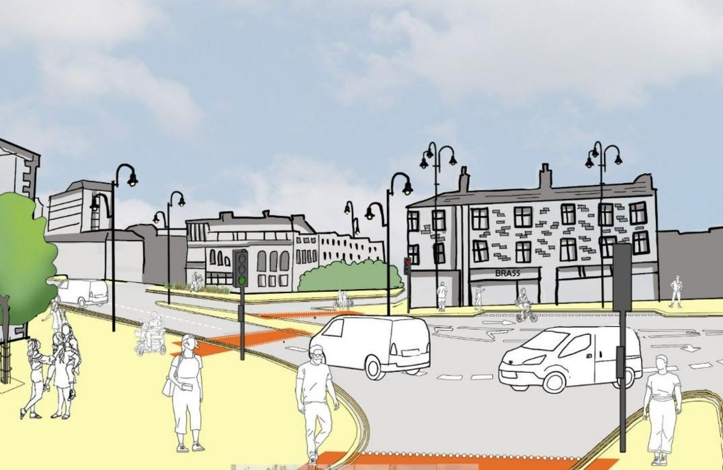 Other changes will include a new connection west of Halifax to the town centre at Bull Green