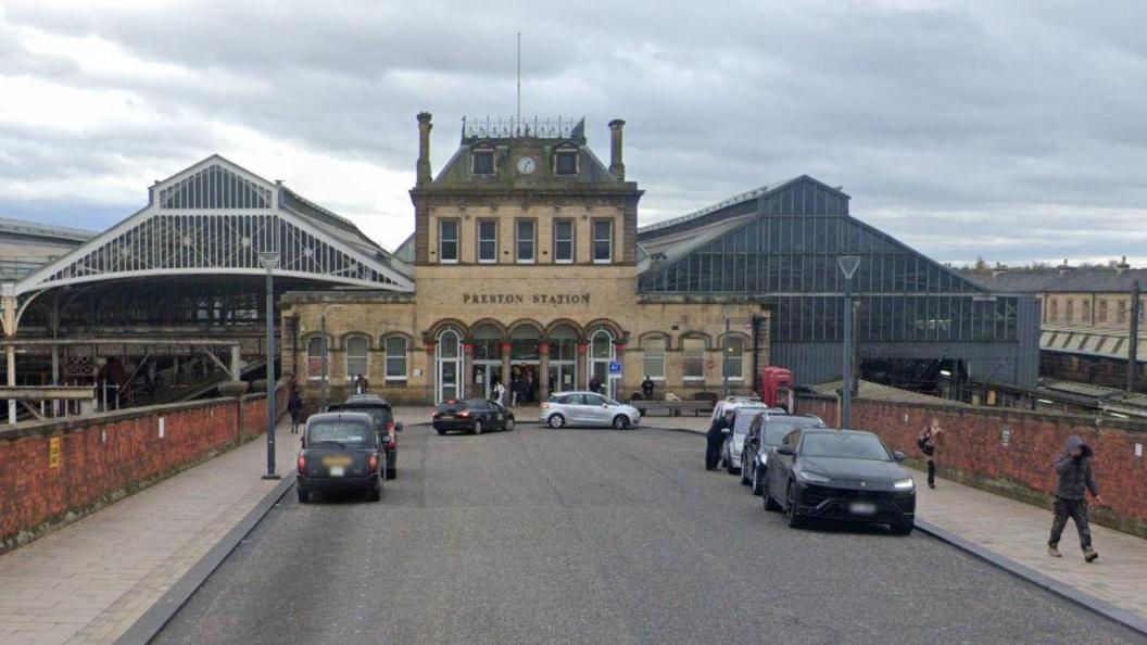 Fishergate entrance to Preston Station 