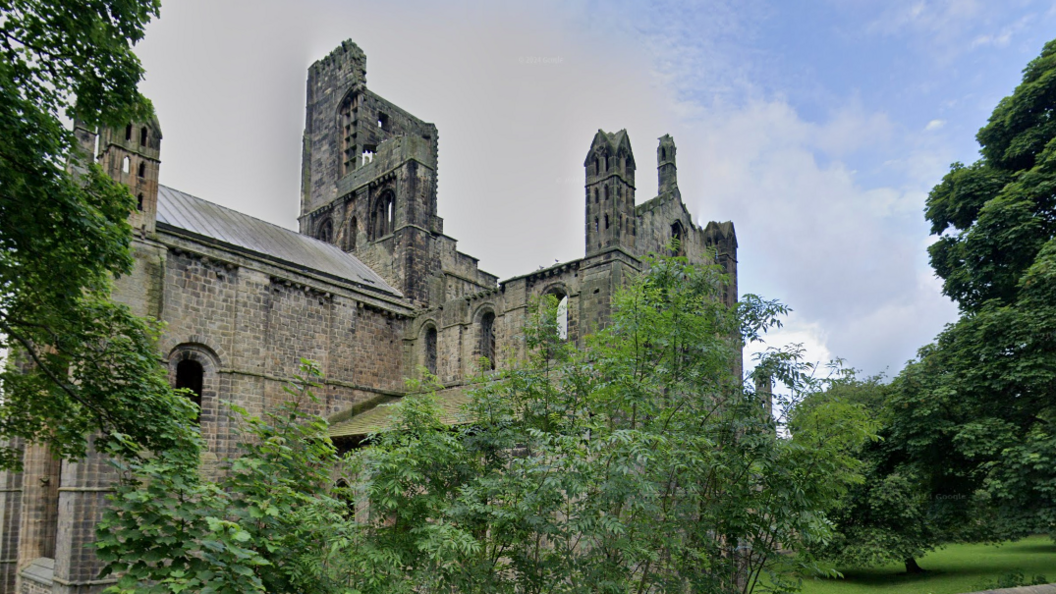 Ruins of Kirkstall Abbey in Leeds