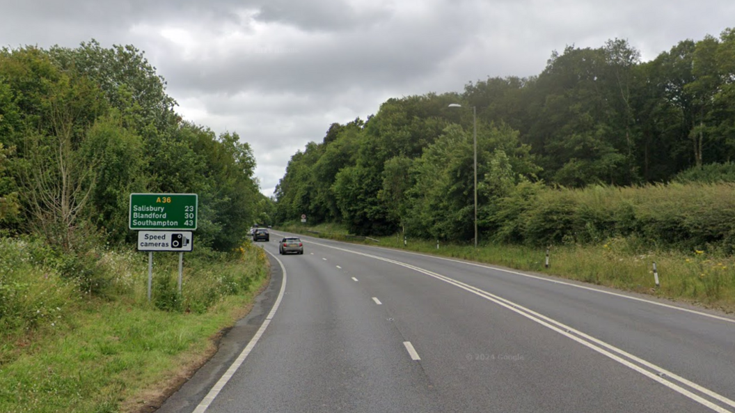 A view of the A36 in Warminster