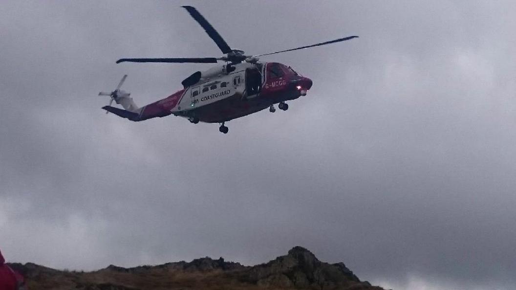 Coastguard helicopter