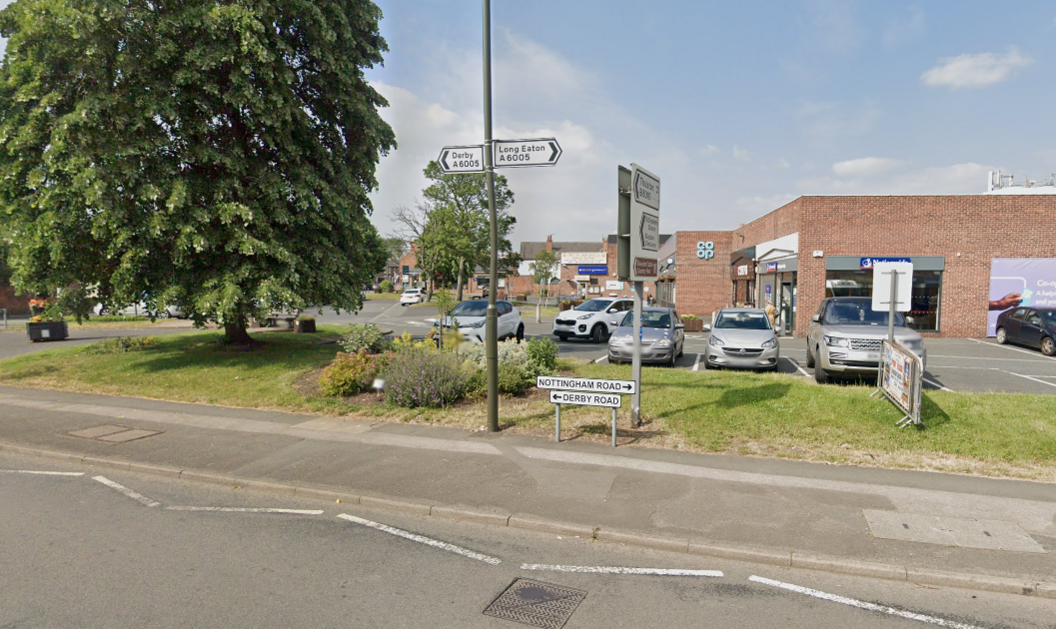 Sunny shot of Borrowash village centre