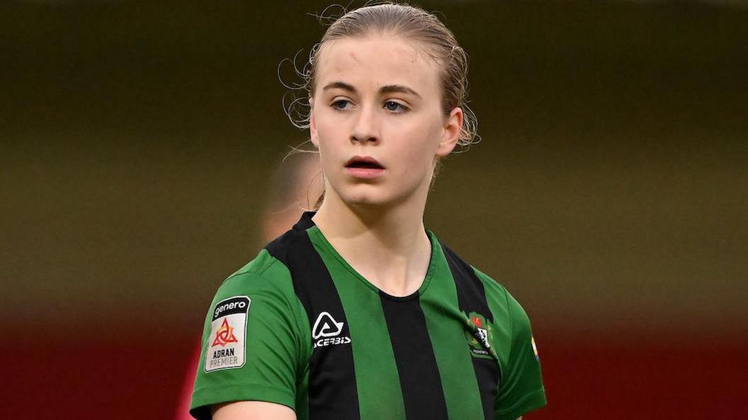 Lleucu Mathias of Aberystwyth Town