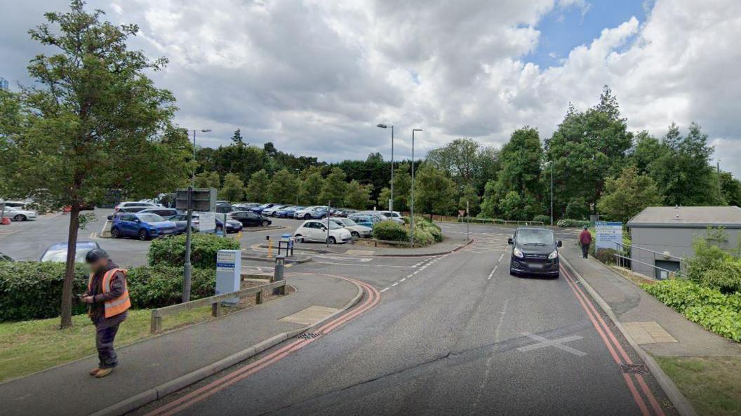 Car Park 3 opposite the Helipad at John Radcliffe Hospital