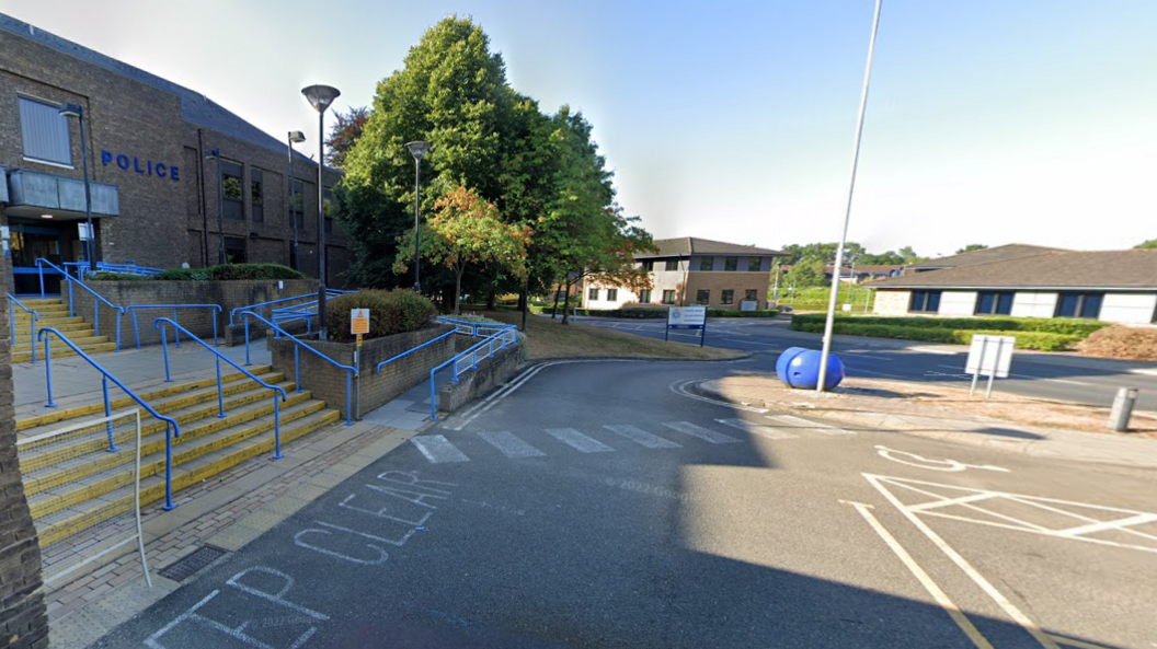 Thorpe Wood police station entrance 