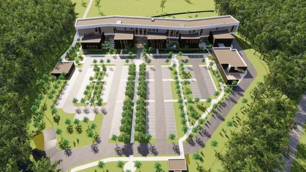 An artist's impression of the National Rehabilitation Centre