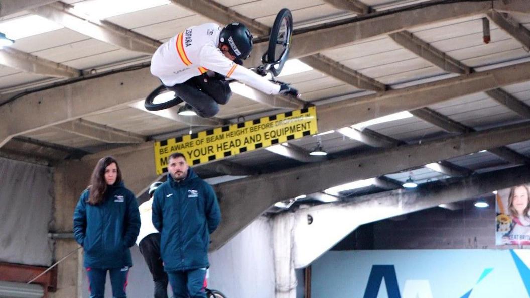 Spanish rider at Adrenaline Alley