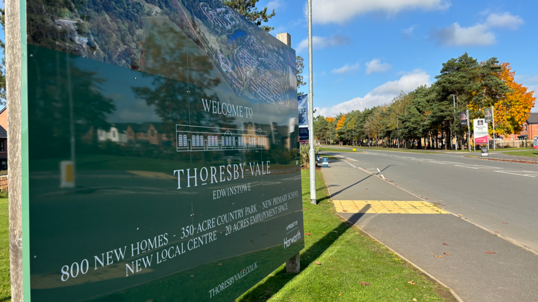 The Thoresby Vale housing development