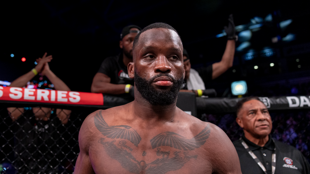 Fabian Edwards before his fight against Aaron Jeffery at the Bellator Champions Series in March