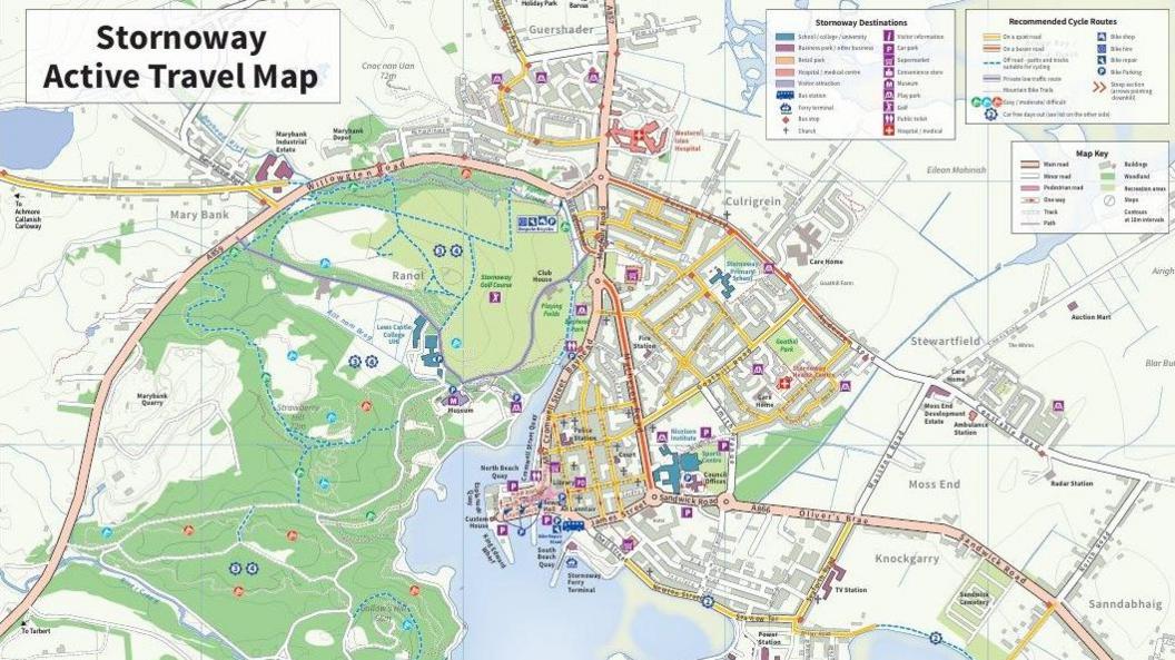 Mapa Còmhdhail Ghnìomhaich Steòrnabhaigh