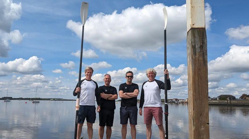 Invictus Challenge team: L-R: David Radford-Wilson, Paul Hayes, Luke Morgan and James Brittain-Long