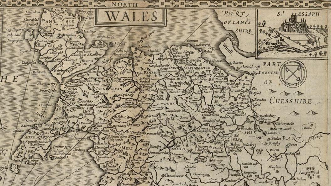 Map o A Tour in Wales