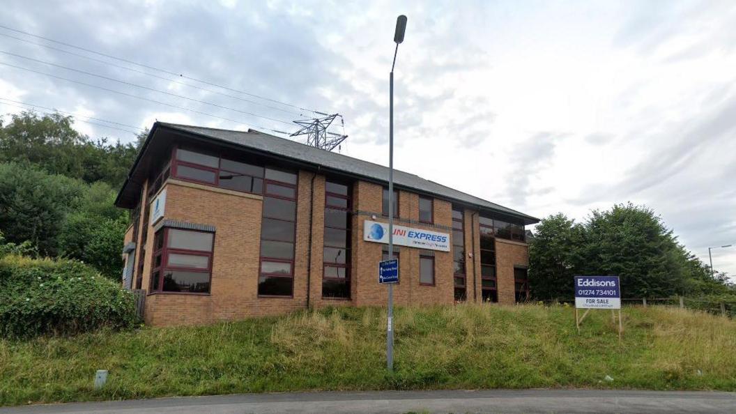 The former Uni Express offices, off Canal Road in Bradford