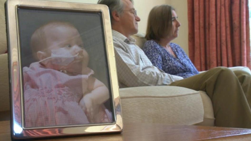 Parents sat with picture of Elizabeth Dixon