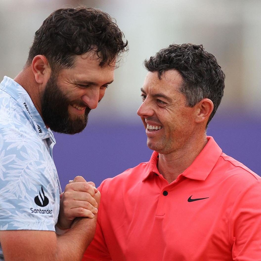 Jon Rahm and Rory McIlroy
