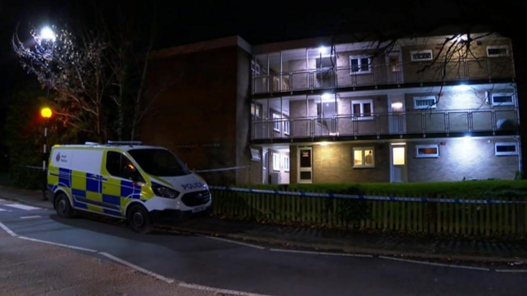 Crime scene at Coolinge Lane, Folkestone