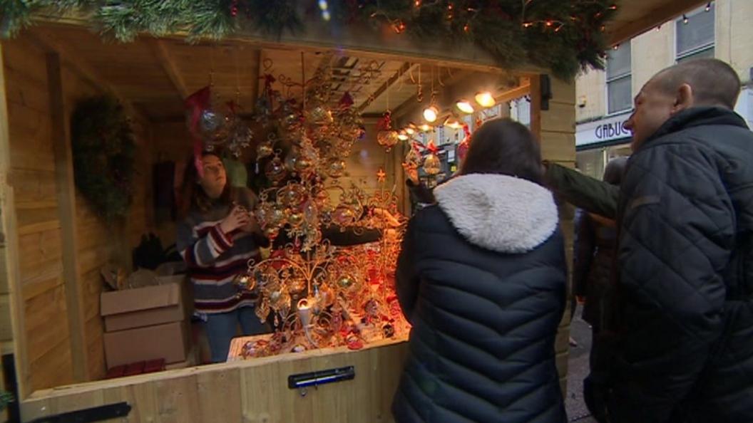 Bath Christmas Market chalet