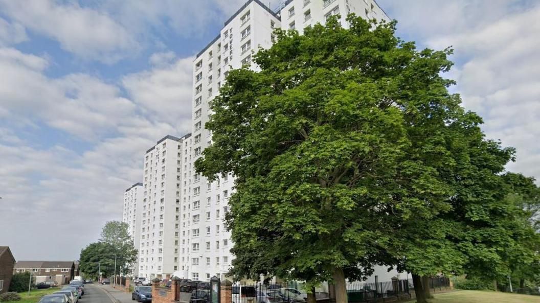 Shakespeare Towers in Burmantofts in Leeds 