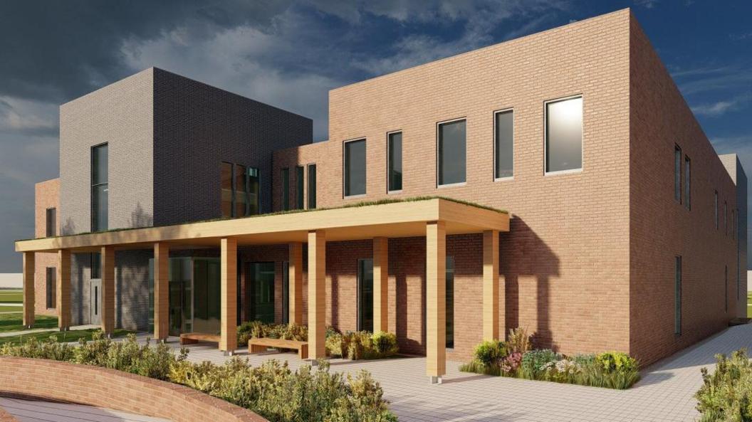 Artist impression of planned diagnostics centre