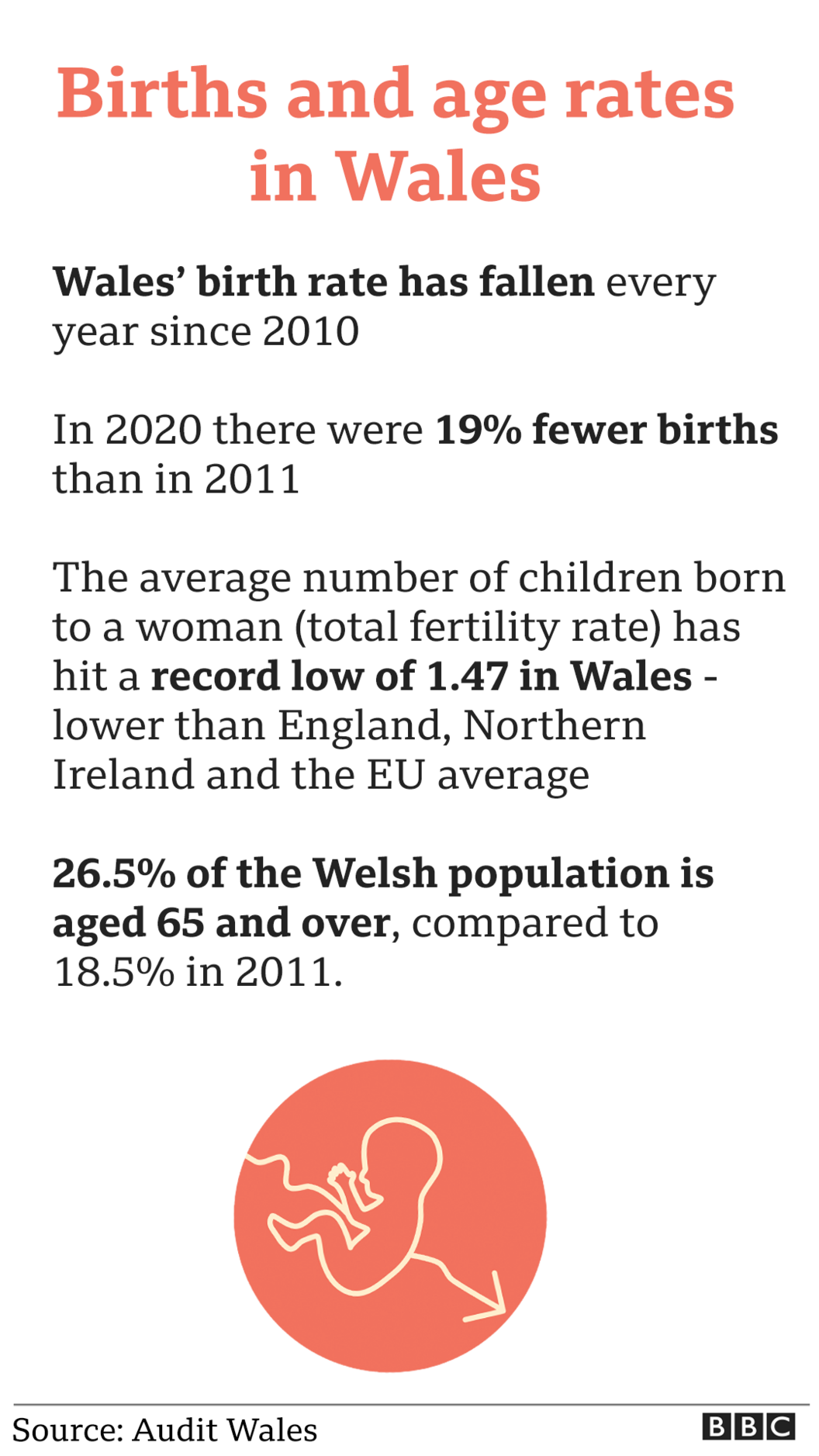 Births and age rates statistics