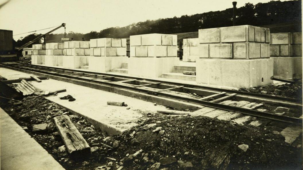 Stormont main entrance under construction