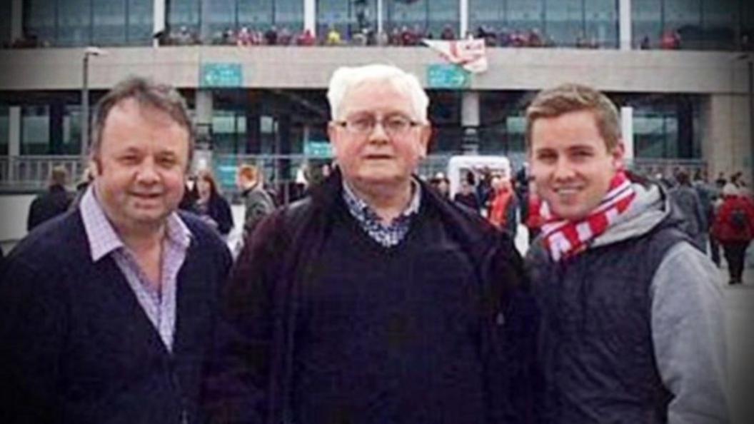 Adrian Evans, Patrick Evans and Joel Richards (left to right)