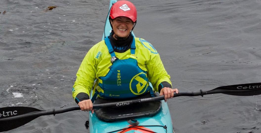 Kayaking coach Zoe Newsam