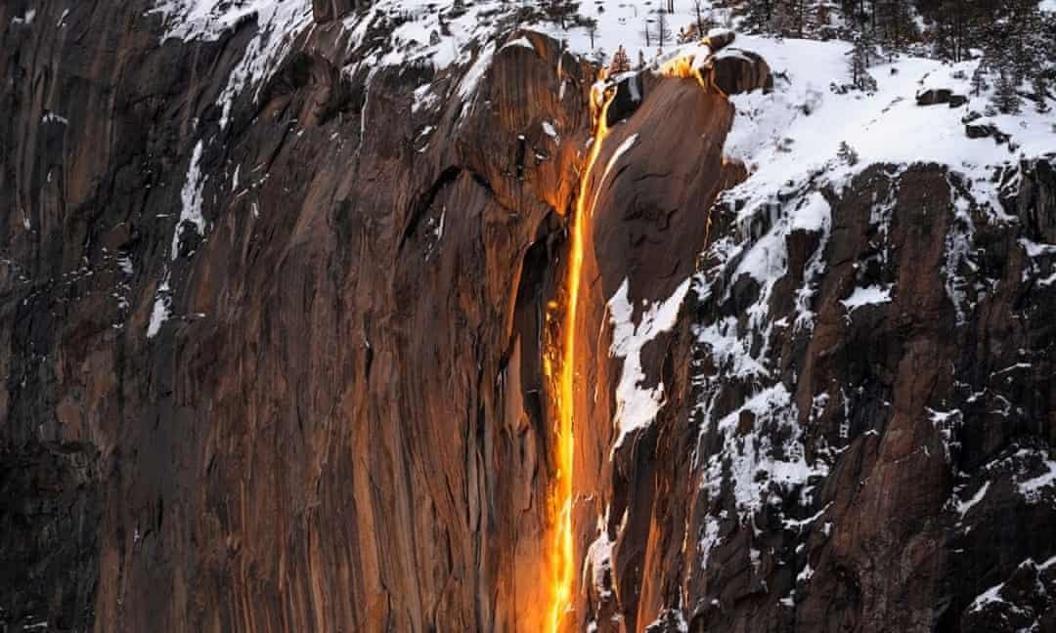 Fire fall Yosemite.