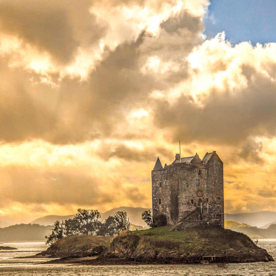 Stalker Castle in Glencoe