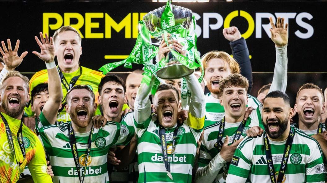 Celtic lift the League Cup