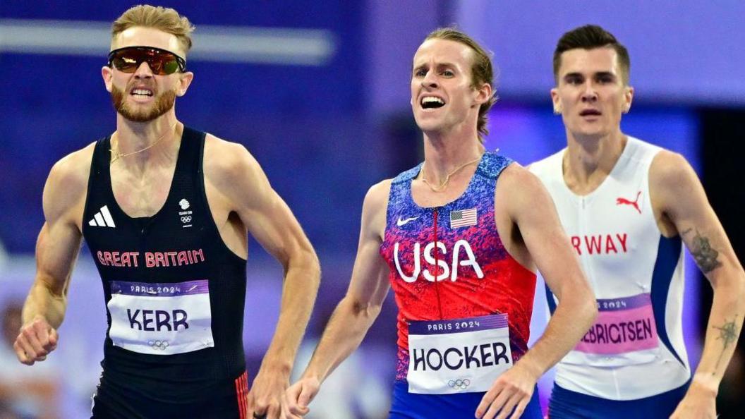 Josh Kerr, Cole Hocker and Jakob Ingebrigtsen compete for Olympic gold in Paris