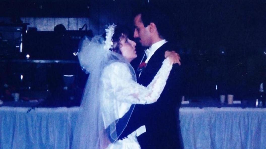 Corey and Helen dancing at their wedding 