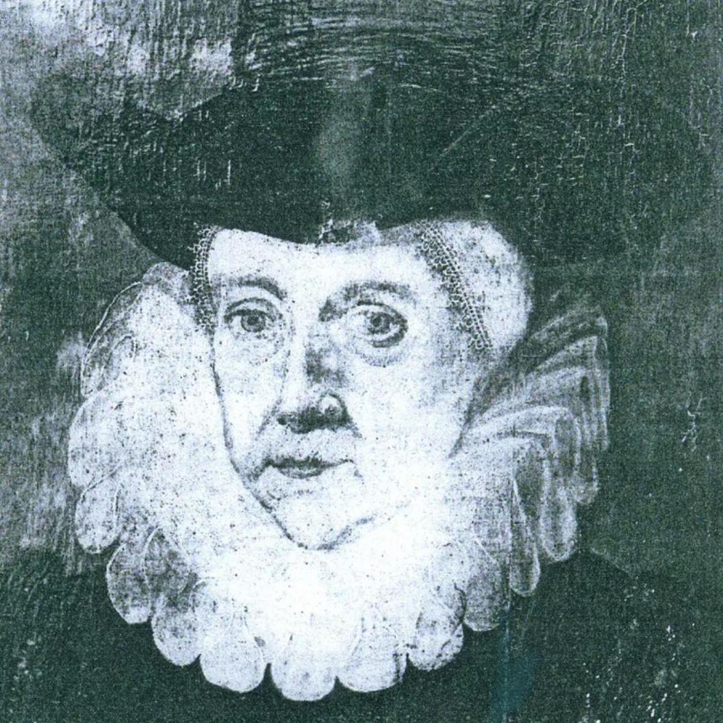 Hen lun o ddarlun artist o Blanche Parry