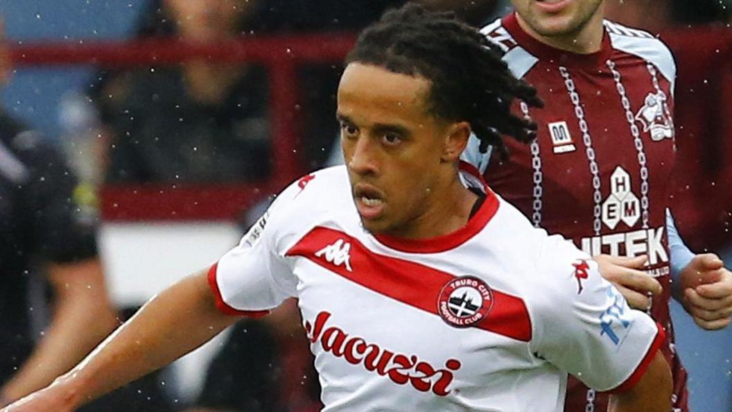 Ben Starkie in action for Truro City