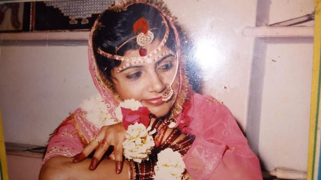 Roop Kanwar on her wedding day