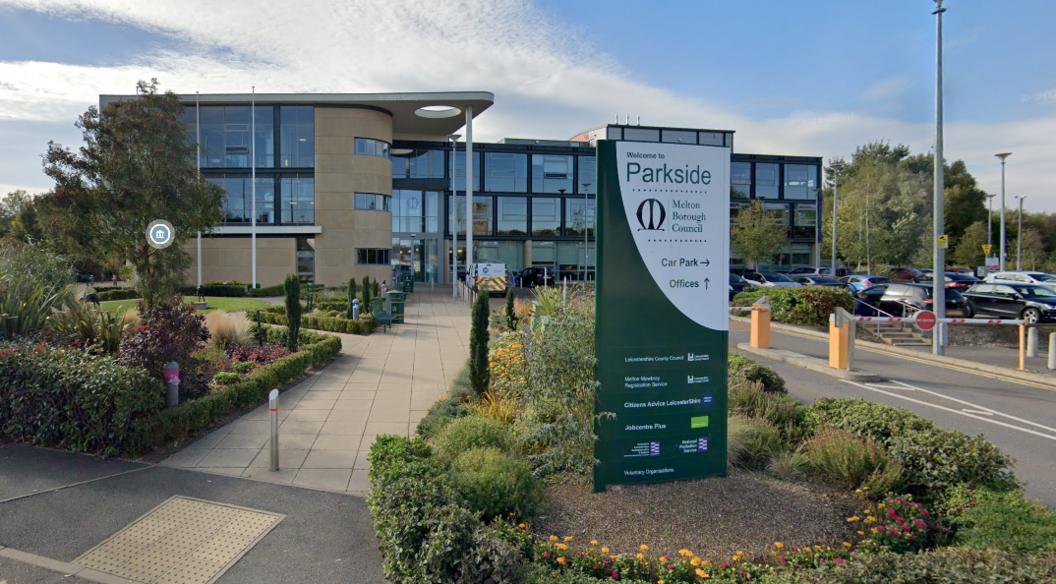 Exterior shot of Melton Borough Council's headquarters