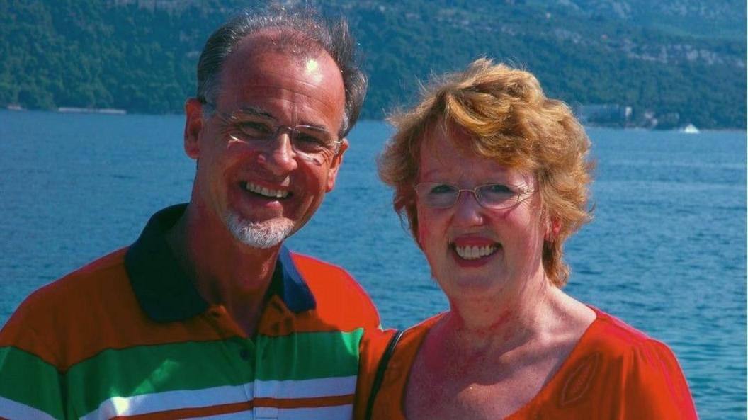 Nicholas and Barbara Stanley while on holiday in Croatia