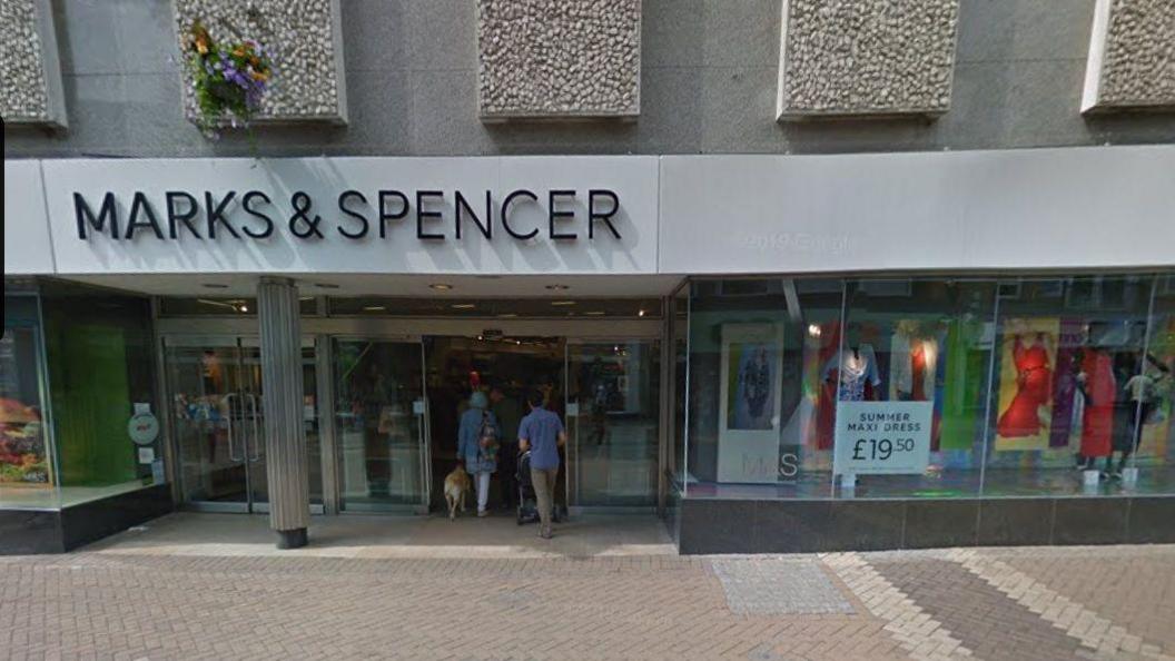 Marks and Spencer store frontage