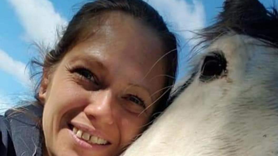 Samantha Parsons with Murphy her horse