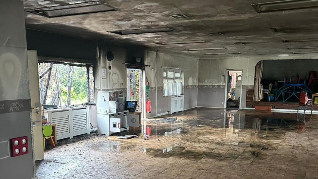 The inside of Burrsville Public Hall, Clacton, Essex